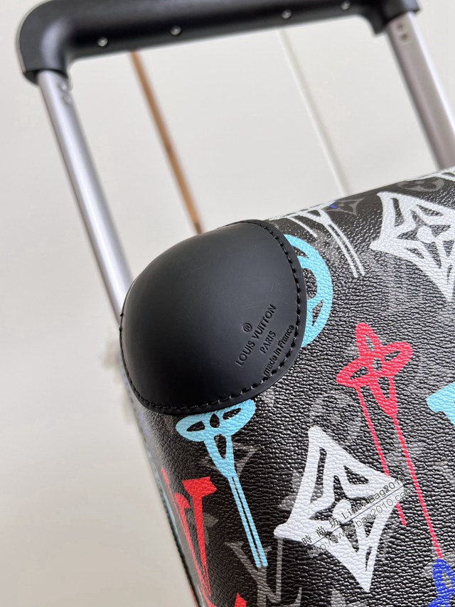 LV專櫃2023新款塗鴉拉杆箱 K606 路易威登經典男女款Horizon拉杆箱 dn1138